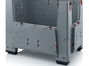 Zusammenklappbar: Die Mehrwegtransportbox 