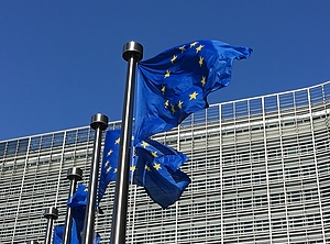 Flattern die Flaggen vor Furcht? In der Eurozone geht die Angst vor Stagflation um (Foto: KI)