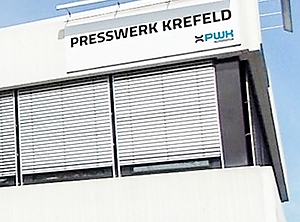Noch unter altem Namen: Der Automobilzulieferer aus Krefeld (Foto: Presswerk Krefeld)