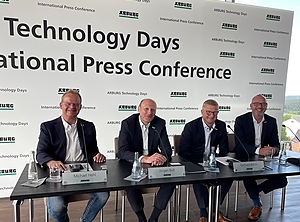 Strahlende Gesichter in Loßburg: Michael Hehl, Jürgen Boll, Gerhard Böhm und Guido Frohnhaus (von links, Foto: KI)