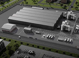 Recycling-Riese: Blick auf die neue Anlage von Dow und Mura (Foto: Mura Technology)