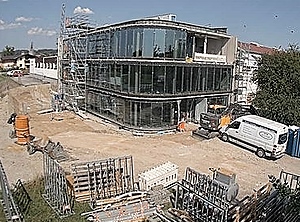 Hier entsteht das neue Innovationszentrum von Profol – und die Baustellencam schaut zu (Foto: Profol)