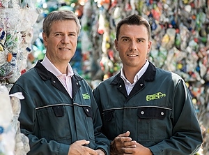 Recyclingprofis: Christian Strasser (li.) und Thomas Billes (Foto: Andi Bruckner / Pet to Pet)