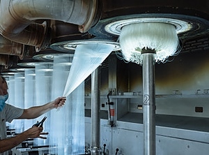 PET-Rezyklate für die Produktion von Stapelfasern (Foto: PET Baltija)