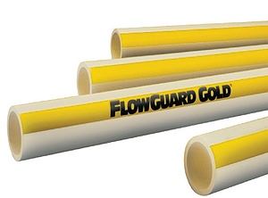 Gehören zum Portfolio des kanadischen Unternehmens: Rohre der Marke „FlowGuard Gold“ (Foto: Bow Plumbing)