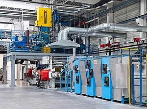 Neu: die Compoundieranlage im ungarischen  Nyíregyháza (Foto: Hübner)