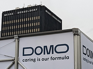 In Düsseldorf sehr präsent: Der Polyamid-Erzeuger Domo (Foto: KI)