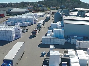 Teil des Deals: Die EPS-Verarbeiitung in Frederikstad / Norwegen (Foto: Jackon)