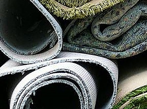 Ausgediente Teppiche sollen Rohstoff für Polyamid-Rezyklate werden (Foto: Circular Polymers)