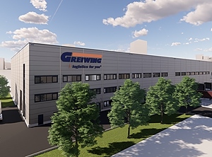 So soll es mal aussehen: Das neue Logistikzentrum im Chemiepark Rheinmünster (Foto: Greiwing)