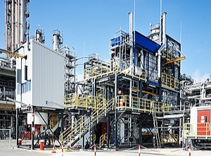 Hier wird chemisch recycelt: die „ReOil“-Pilot-Anlage in Schwechat (Foto: OMV)