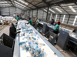 Für mehr Recycling: Eine Sortieranlage in Kenia (Foto: T3)