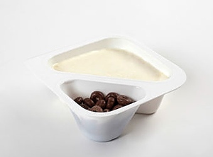 Tiefziehverpackung aus PLA für Joghurt (Foto: Coexpan)