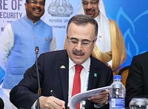 Bereits 2018 unterzeichnete Saudi-Aramco-Chef Amin H. Nasser den Einstieg in das indische Raffinerie-Konsortium. Passiert ist seitdem wenig (Foto: Saudi Aramco)
