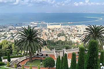 Als es noch ein Postkartenidyll war: Blick auf den Hafen von Haifa (Foto: Pexels, Sunbeam)