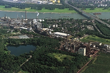 Das Werk in Duisburg: Das Ende der Titandioxid-Produktion ist nun beschlossene Sache (Foto: Venator)