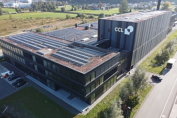 Fertig: Das neue Werk in Dornbirn (Foto: CCL Industries)