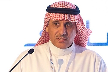 Sabic-CEO Abdulrahman Al-Fageeh während einer Rede vor der Gulf Petrochemicals and Chemicals Association (Foto: GPCA)