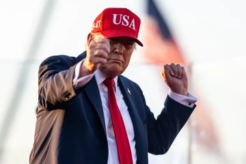 Freudentänzchen wegen des Business-Booms: US-Präsident Donald Trump (Foto: The White House)