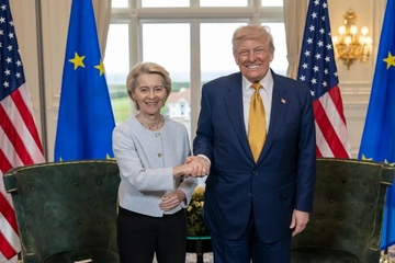 Handschlag statt Handelskrieg: Doch wann profitiert die Wirtschaft vom Friedensschluss zwischen der EU und den USA (Foto: The White House Gallery)