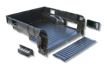 Ladeflächen für die in den USA populären Pickups gehören zum Composites-Portfolio von Teijin (Foto: Teijin Automotive Technologies)