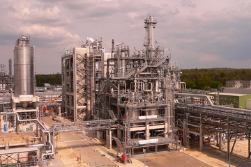 Wird abgestoßen: Polyethylen-Anlage in Münchsmünster (Foto: LyondellBasell)