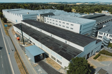 Befindet sich auf dem Gelände des ehemaligen Druckmaschinenherstellers Plamag: Die Pyrolyseanlage in Plauen (Foto: Tubis)