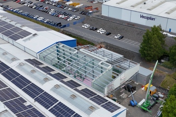 Ausbau im Westerwald: Vom kommenden Jahr an mehr Fläche für die Vormontage (Foto: Vecoplan)