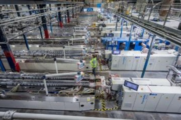 Ausgerichtet auf die Extrusion von PVC-Profilen Das Werk in Telford: (Foto: Epwin Group)