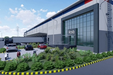 So soll er aussehen: Computer-Animation des künftigen Standorts in Chennai (Abb: Rosti)