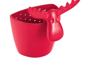 Typisches Konsumgut aus Kunststoff: ein Teesieb namens Rudolf (Foto: Koziol)