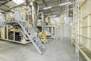 Verwertung von PET-Transferfolien: Neue Anlage in Fürth (Foto: Kurz)