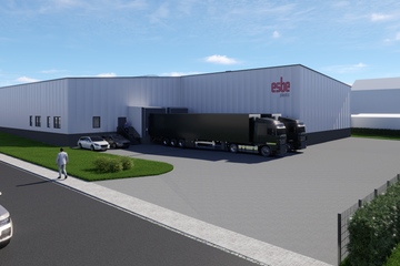 Weitere Lager- und Logistikflächen: So soll es im kommenden Jahr in Dinkelsbühl aussehen (Abb.: Esbe Plastic)