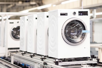 Vor dem Aus: Waschmaschinenfertigung in Nauen (Foto: BSH)