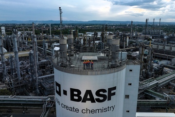 Sichere Arbeitsplätze: Blick über den Verbundstandort Ludwigshafen (Foto: BASF)