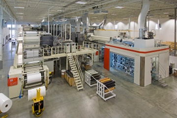 Blick in die Produktion: Werk für Folienveredelung in Oak Creek (Foto: Seville Flexpack)