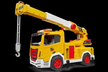 Für begeisterte Kranfahrer unter drei Jahren: Die „Roadmax“-Serie (Foto: Bruder)