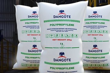 Nigerianisches Polypropylen soll bereits nach Europa exportiert werden (Foto: Dangote)