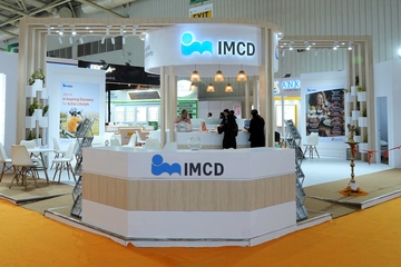 Global: Der Distributeur präsentiert sich auf einer Messe in Indien (Foto: IMCD)