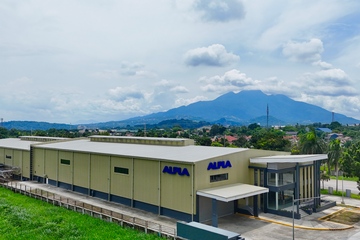 Knapp 5.000 Quadratmeter für Produktion, Verwaltung und Logistik: das neue Werk auf den Philippinen (Foto: Alpla)