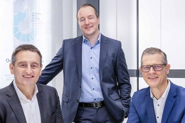 Das Top-Management des Unternehmens: Vorstandsvorsitzender Alexander Reindler (re.) mit COO Igor Iraeta Munduate (li.) und Finanzchef Marco Keul (Foto: Leifheit)