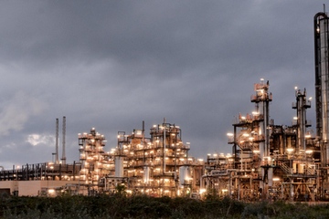 Das PVC-Werk in Wilhelmshaven (Foto: Vynova)