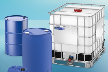 Gehören zum Vasitex-Portfolio: IBCs, Fässer und Kanister (Foto: Schütz)