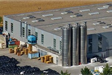 Aus der Vogelperspektive: Das österreichische Recyclingwerk in Wels, rund 30 Kilometer südwestlich von Linz (Foto: Walter)