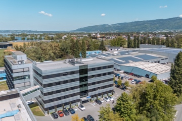 In Hard im österreichischen Bundesland Vorarlberg: die Zentrale des Verpackungskonzerns (Foto: Alpla)