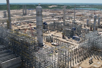 Kurz vor Inbetriebnahme: Amur Gas Chemical Complex in Sibirien (Foto: AGCC)