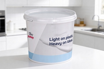 1-l-Eimer für Molkereiprodukte: Materialreduktion um 35 Prozent (Foto: DVI)