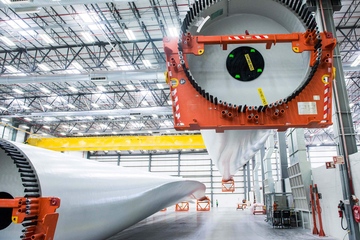 Wurde mit der Fertigung von Windkraft-Rotorblättern groß – und stürzte nun kräftig ab: TPI Composites (Foto: TPI Composites)