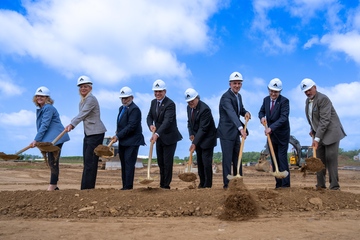In einem halben Jahr soll in Cassopolis, Michigan, die Produktion von GFK-Platten beginnen (Foto: Fibrosan)