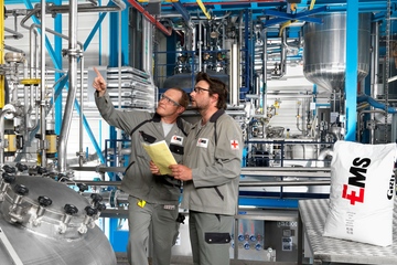 Der PA-Spezialist aus Domat in der Schweiz: Spezialitäten treiben das Geschäft (Foto: Ems-Chemie)